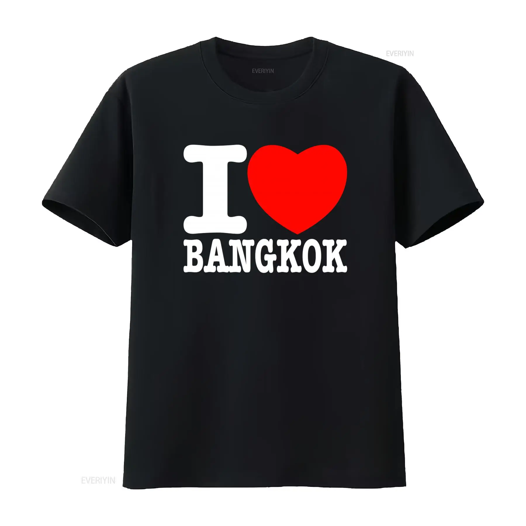 Mens Fashion Bangkok - Stylowa koszulka z wyrazistym napisem I