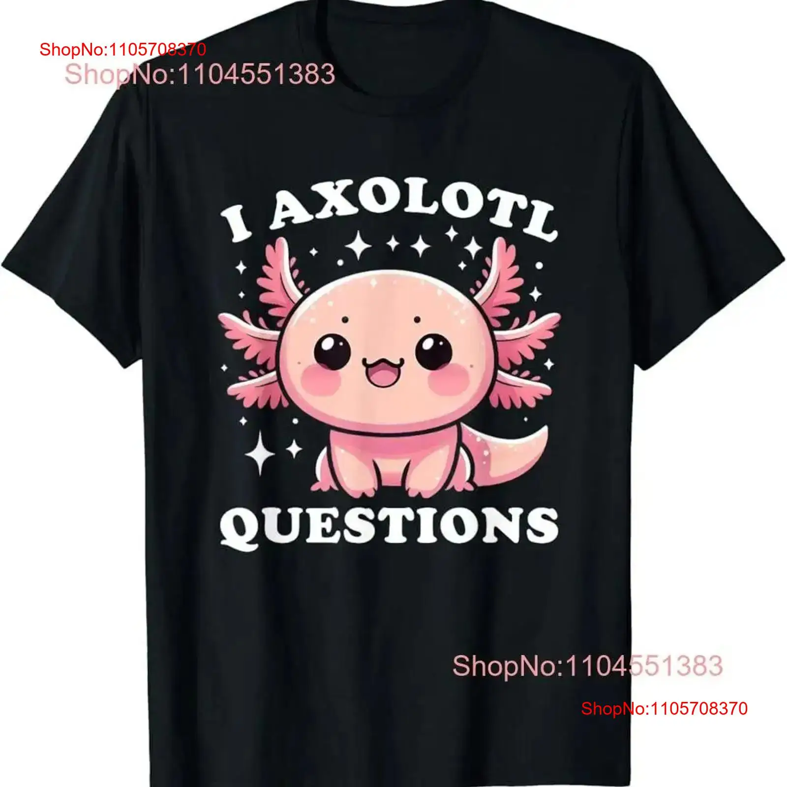 Men'S Fashion Questions - Koszulka „I Axolotl Questions” – urocza,