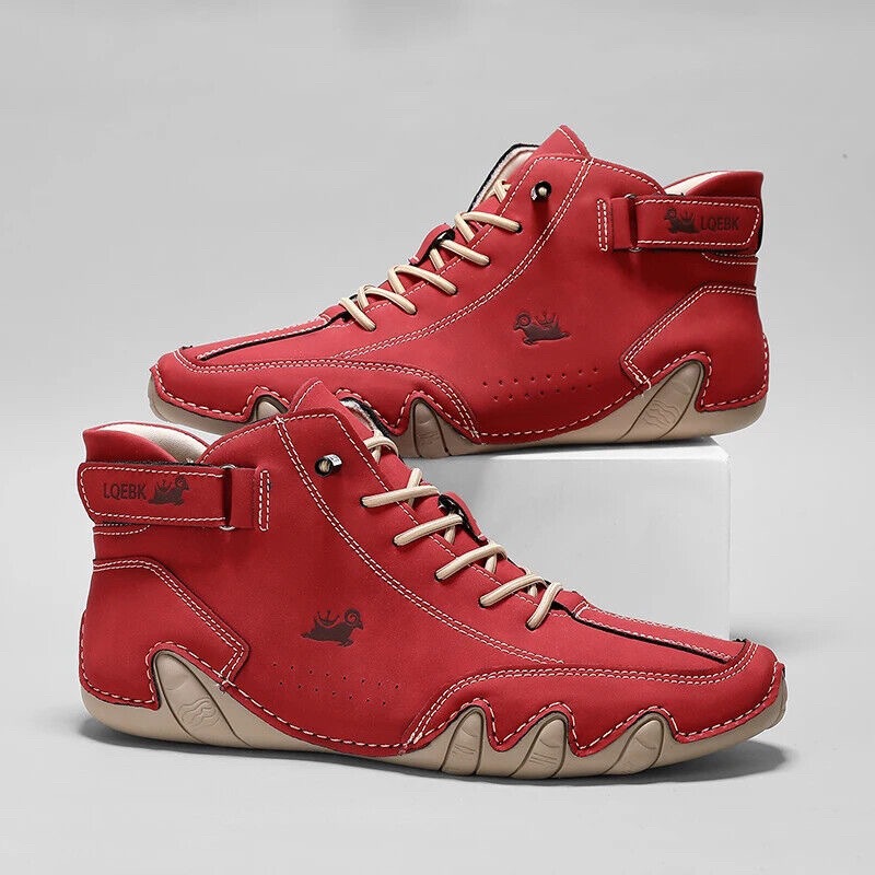 Fashion Men'S Boots - Skórzane buty codzienne, sneakersy męskie, modne