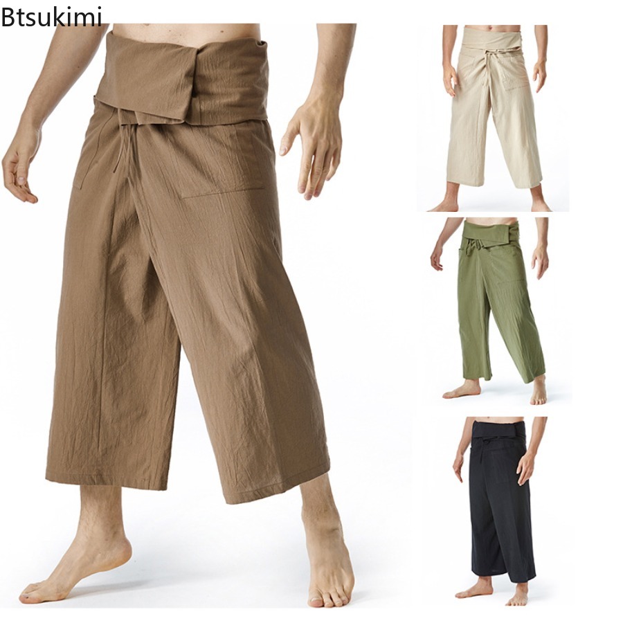 Mens Fashion Trends 2026 - Modne męskie spodnie typu rybak tajski
