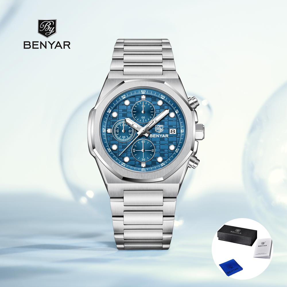 Mens Fashion Watch - 2025 Nowe męskie zegarki BENYAR Najlepsze