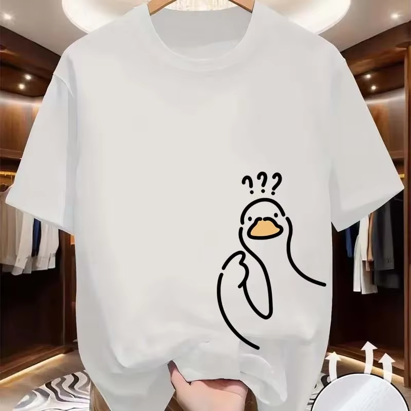Men'S Fashion Questions - Koszulki z nadrukiem kaczki z znakiem