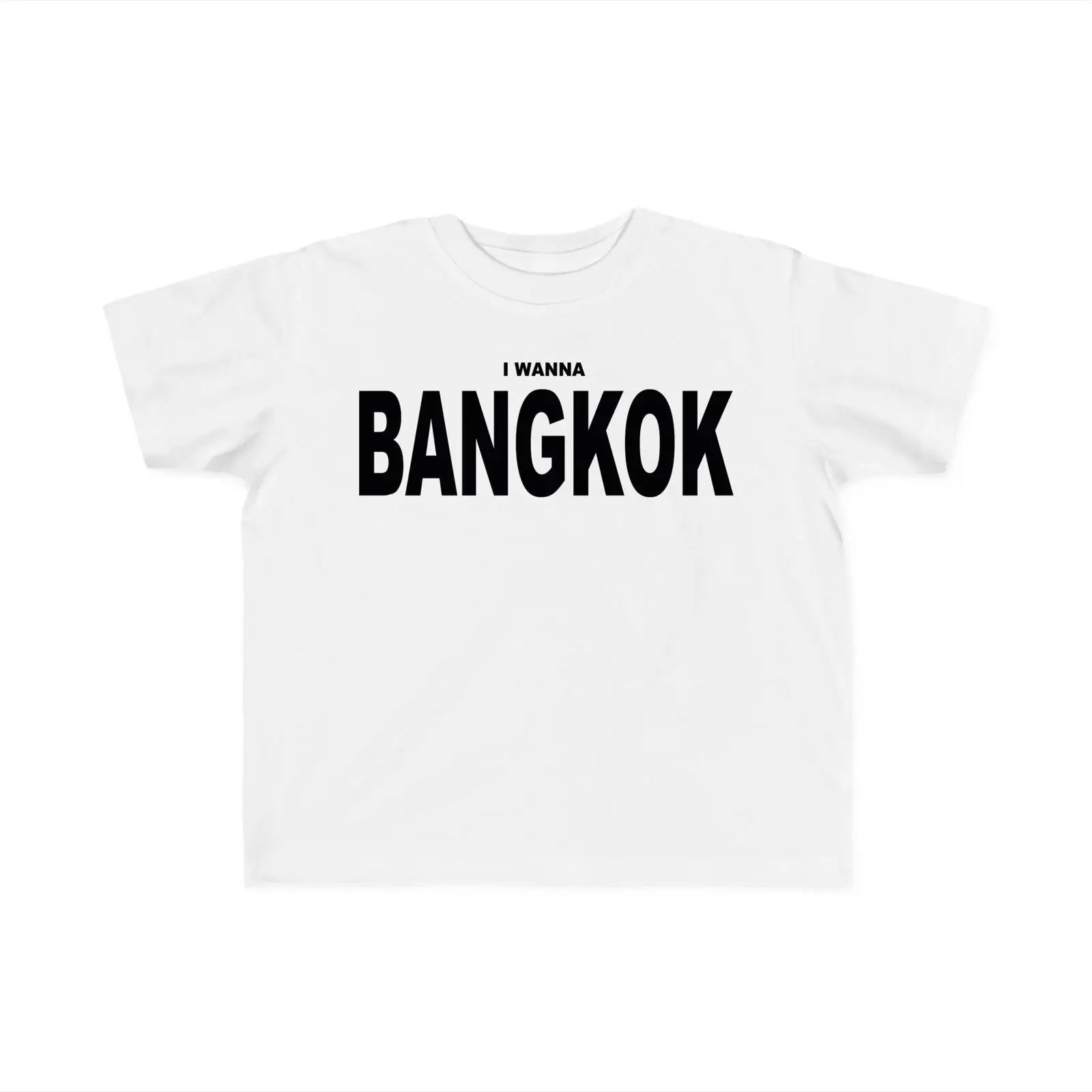 Mens Fashion Bangkok - Koszulka I Wanna Bangkok Baby, vintage,
