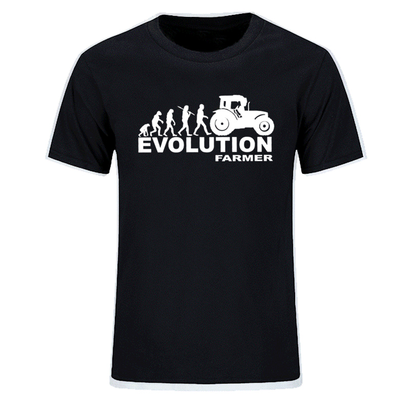 Men'S Fashion Evolution - Letni rolnik ewolucja mężczyzna T koszula