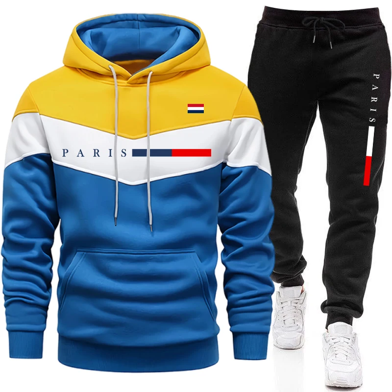 Paris Fashion Men - Męski zestaw: bluza z kapturem i