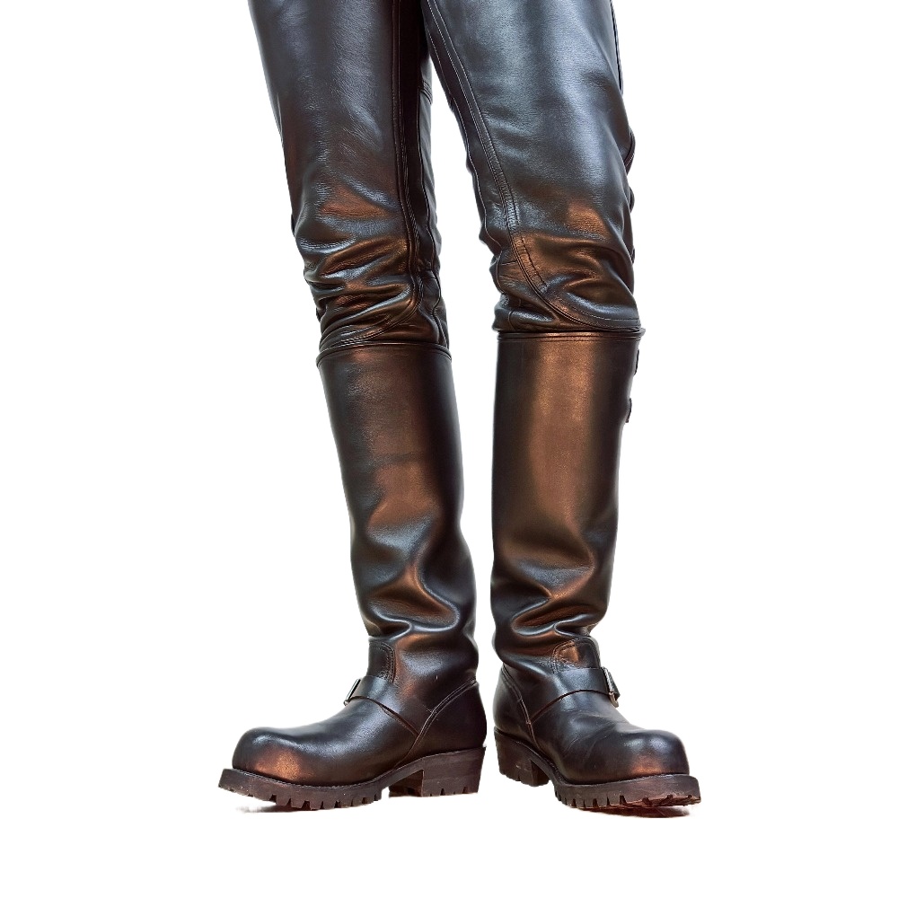 Fashion Men'S Boots - Męskie buty Chelsea ze skóry naturalnej