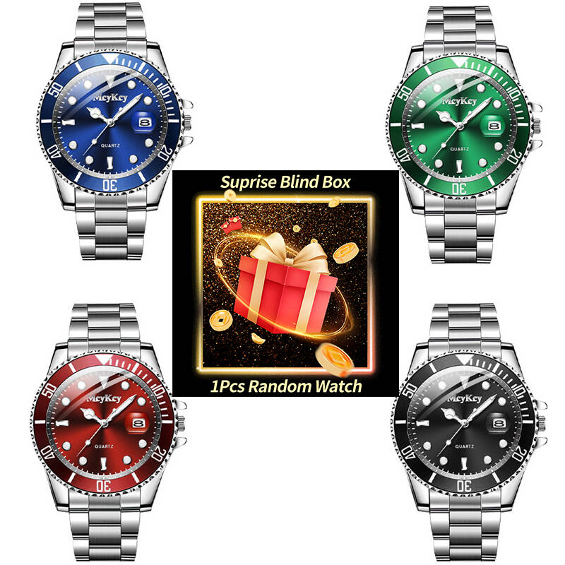 Mens Fashion Watch - 1 szt. Zegarek niespodzianka w pudełku