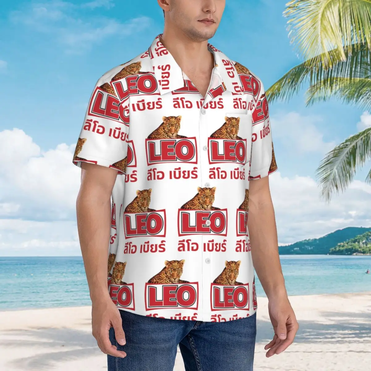 Mens Fashion Bangkok - Koszule hawajskie Leo Beer Bangkok, modne