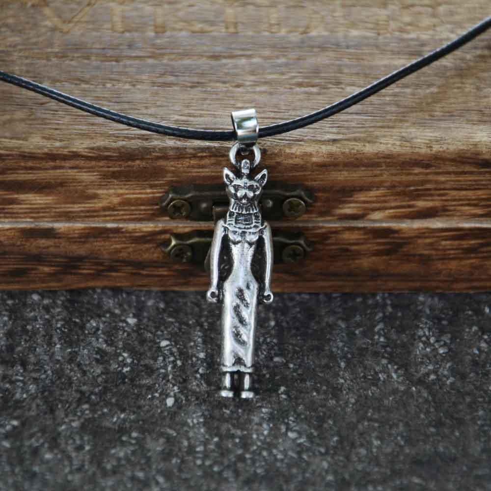 Men Fashion Egypt - Nostalgia Mały starożytny egipski bóg Bastet