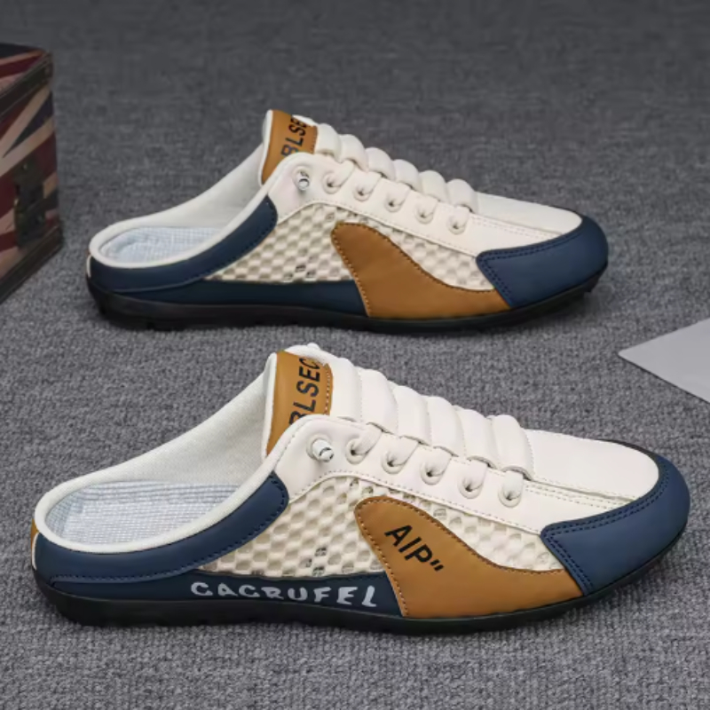 Mens Fashion Zapatos - Moda męska półkapcie z miękką podeszwą
