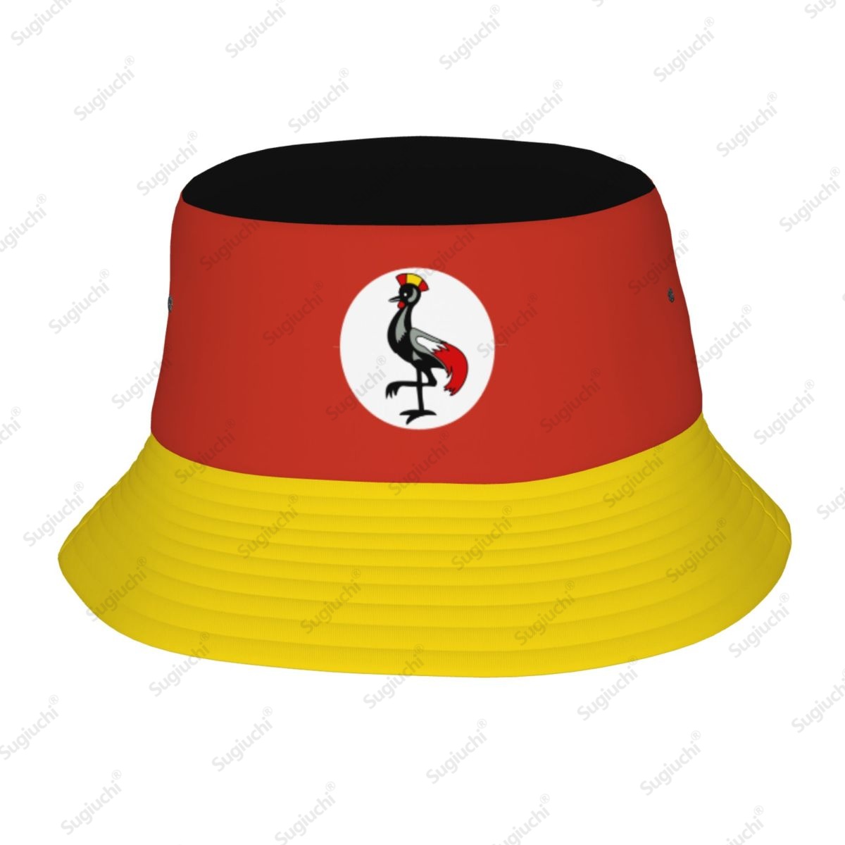 Men Fashion Uganda - Kapelusz typu bucket z flagą Ugandy