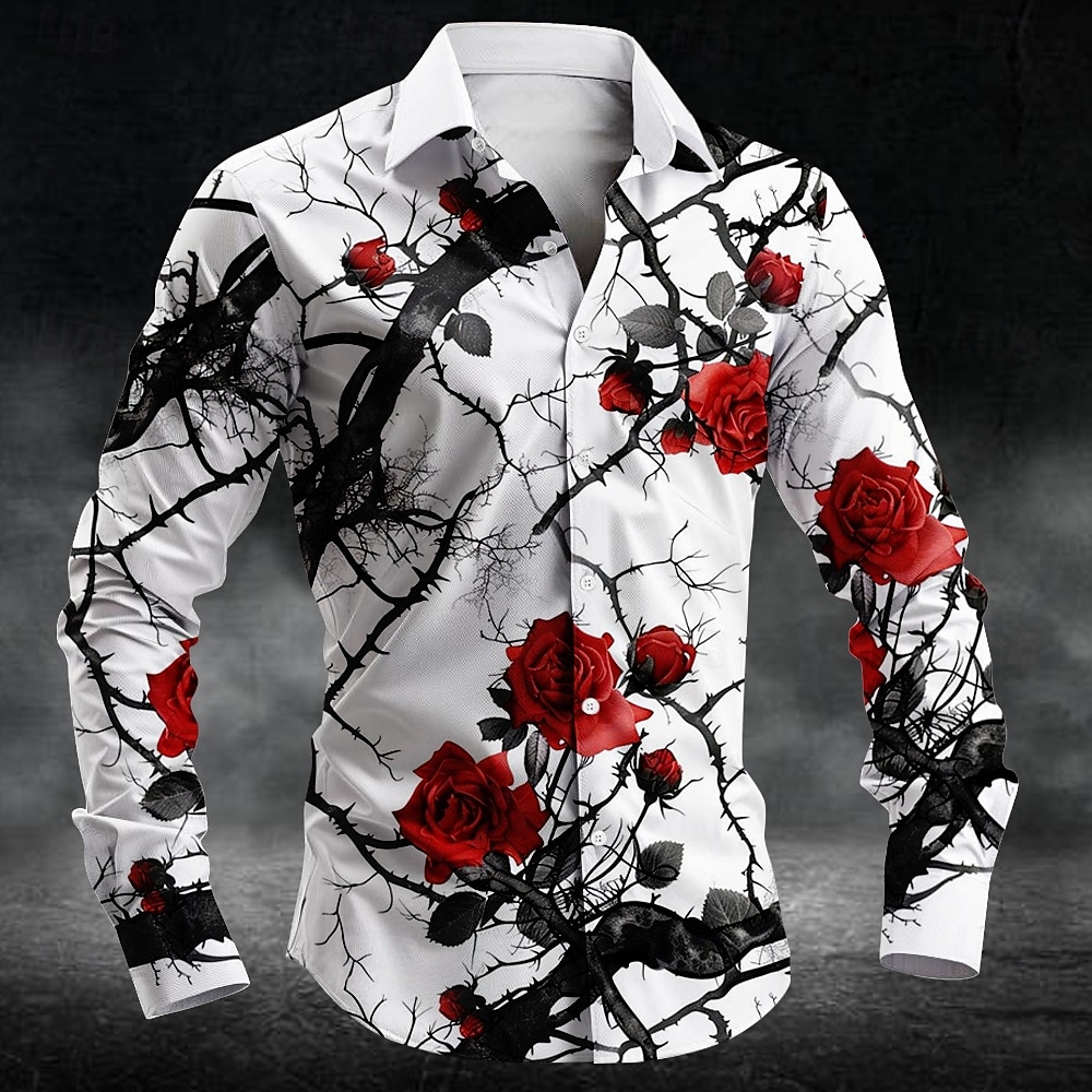 Men'S Fashion Usa - Męska koszula z długim rękawem z