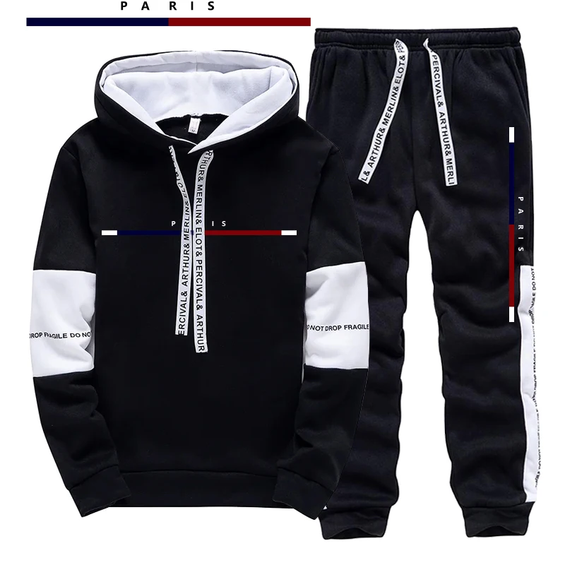 Paris Fashion Men - Męski zestaw z nadrukiem w stylu