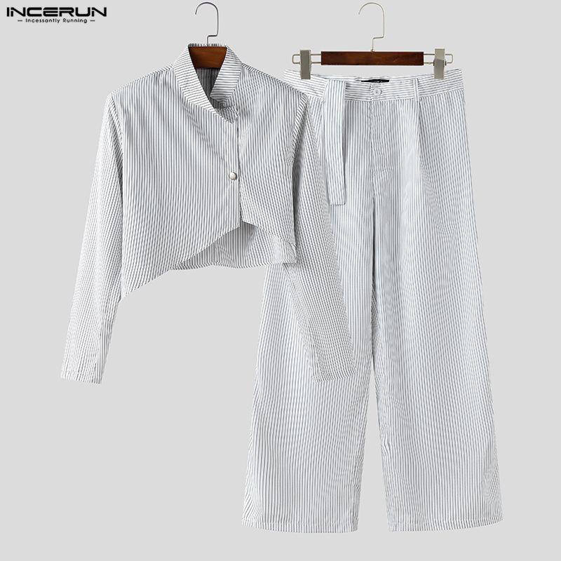 INCERUN Męskie Komplety w Pask – Mens Fashion Blazer recenzja i cena
