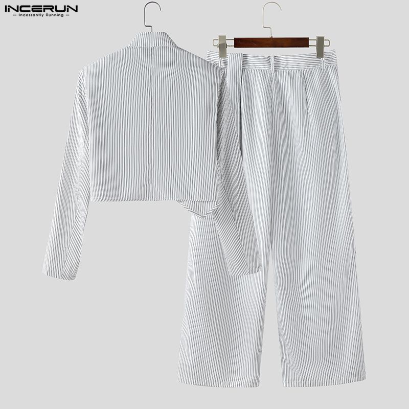 INCERUN Męskie Komplety w Pask – Mens Fashion Blazer recenzja i cena