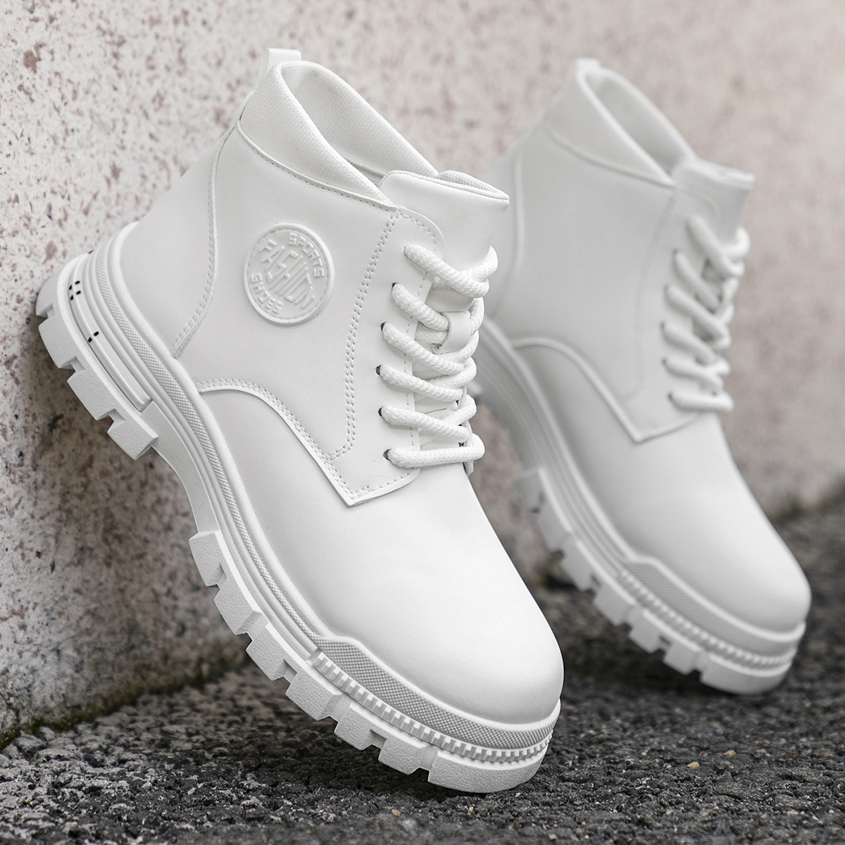 Męskie modne całoroczne białe  – Mens Fashion Ideas recenzja i cena
