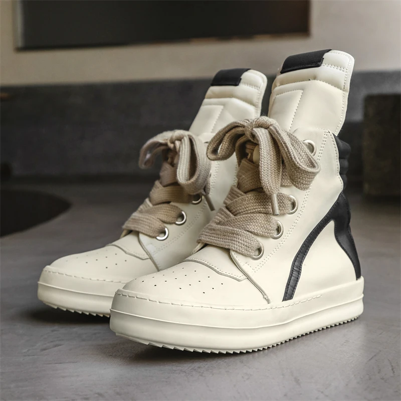 Męskie luksusowe sneakersy cas – Fashion Men'S Boots recenzja i cena