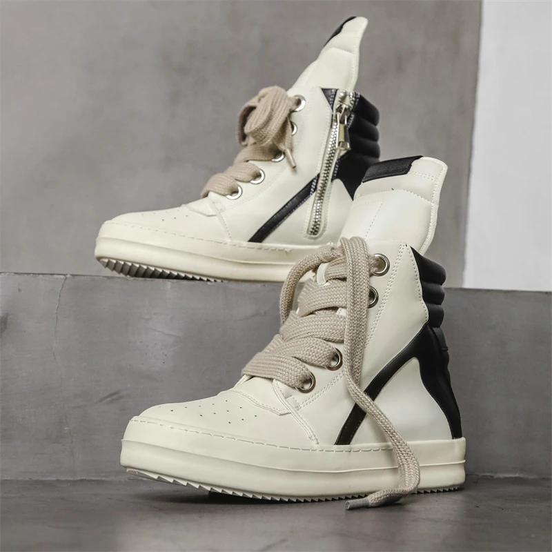 Męskie luksusowe sneakersy cas – Fashion Men'S Boots recenzja i cena