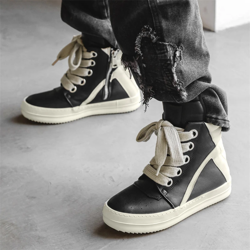 Męskie luksusowe sneakersy cas – Fashion Men'S Boots recenzja i cena
