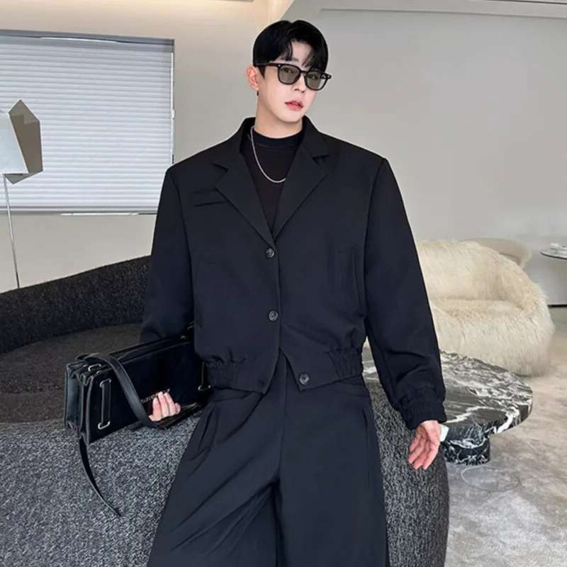LUZHEN Wiosenna marynarka z ko – Mens Fashion Blazer recenzja i cena