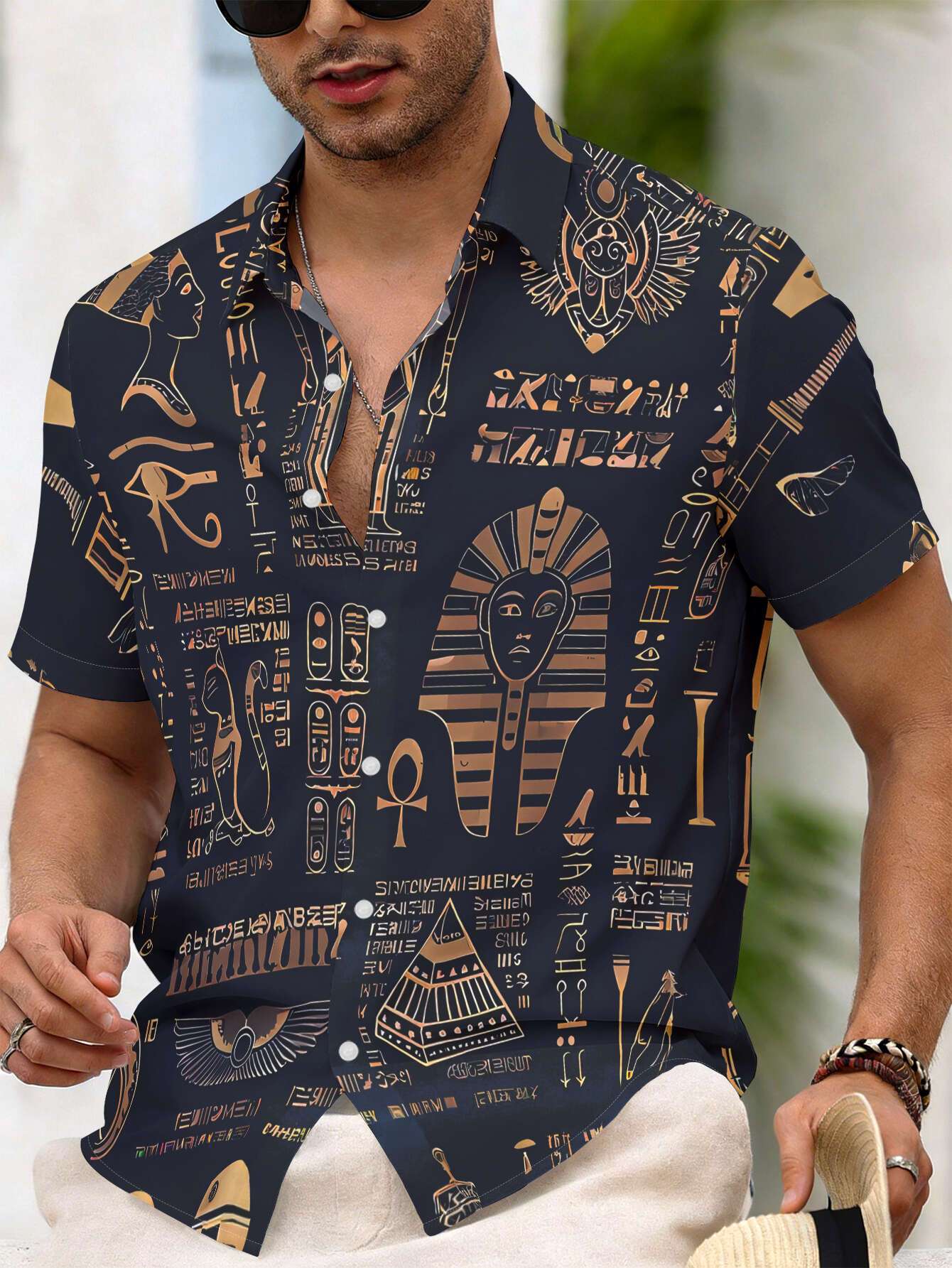 Koszula unisex z krótkim rękaw – Men Fashion Egypt recenzja i cena