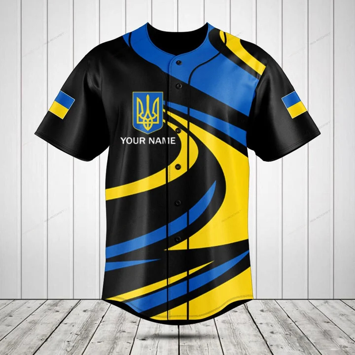 Koszulka z grafiką ukraińskiej – Mens Fashion Baseball Jersey recenzja i cena