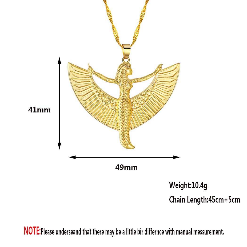 QIAMNI egipska bogini Isis nas – Men Fashion Egypt recenzja i cena