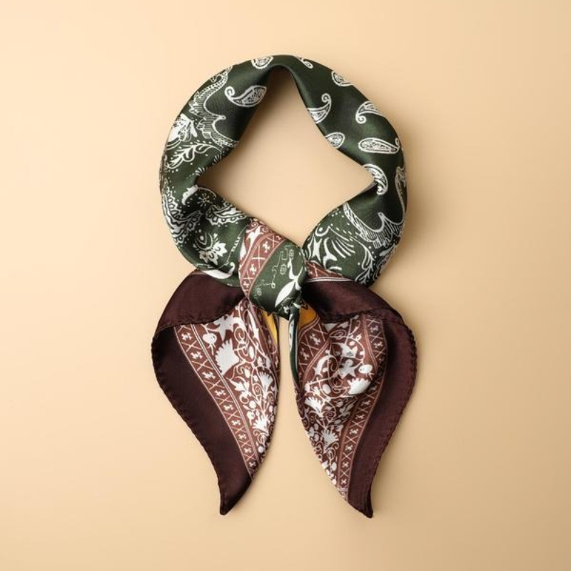 Kwadratowa chusta z wzorem pai – Men'S Fashion Head Scarf recenzja i cena