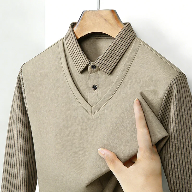 Męska koszula z imitacją dwóch – Mens Fashion Wear recenzja i cena