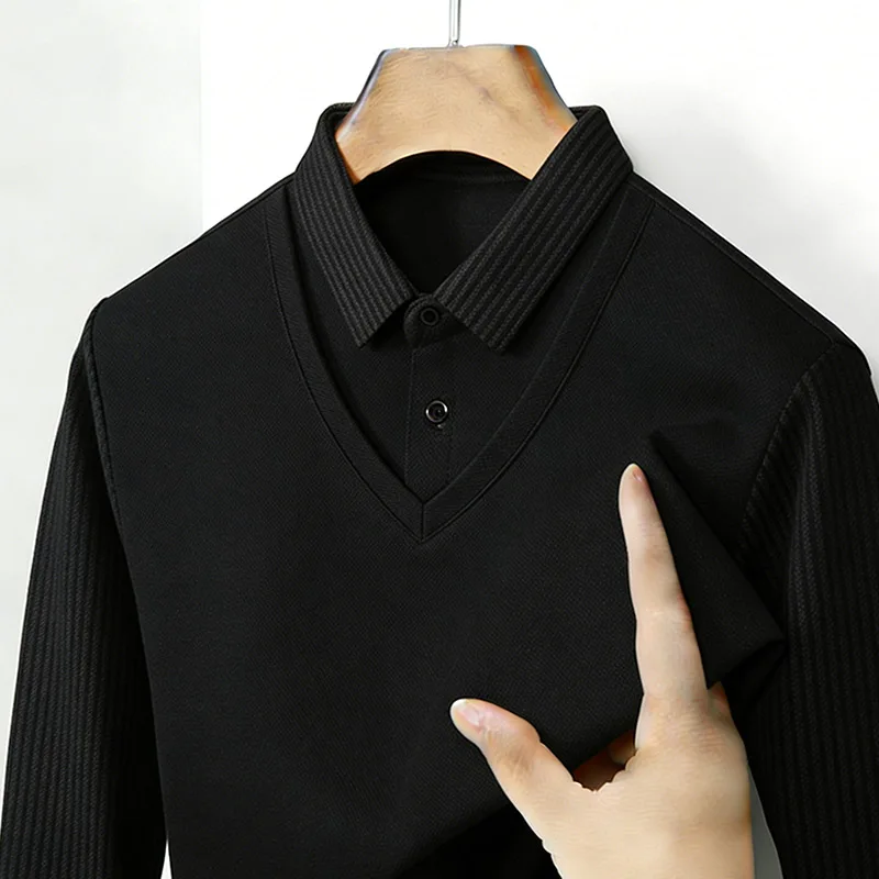 Męska koszula z imitacją dwóch – Mens Fashion Wear recenzja i cena