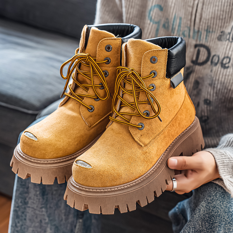 Klasyczne wysokie buty outdoor – Fashion Men'S Boots recenzja i cena