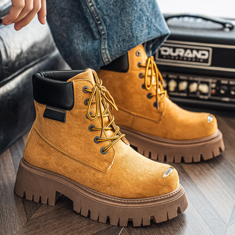 Klasyczne wysokie buty outdoor – Fashion Men'S Boots recenzja i cena