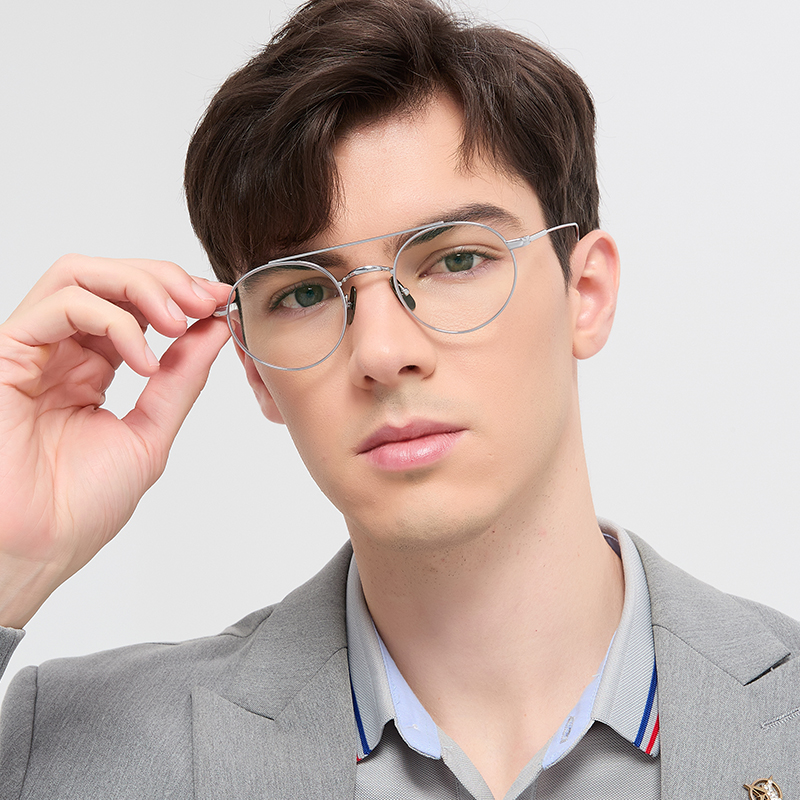 Okulary męskie retro pilotki z – Men'S Fashion Glasses 2026 recenzja i cena
