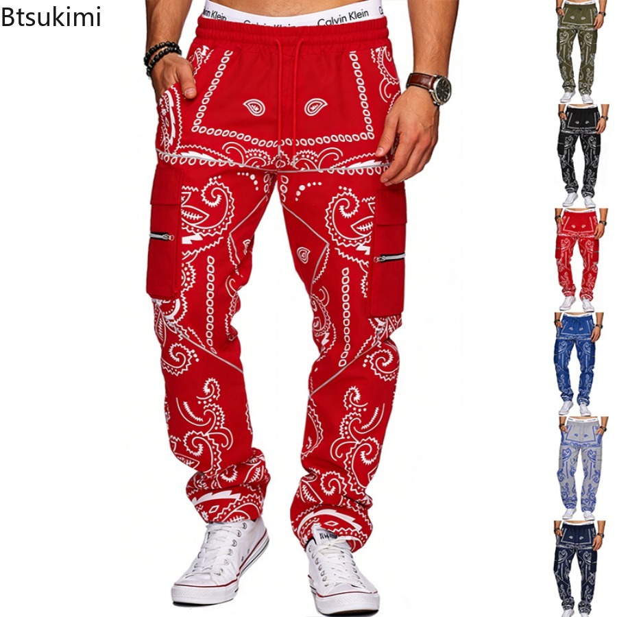 Męskie spodnie cargo z nadruki – Mens Fashion Trends 2026 recenzja i cena