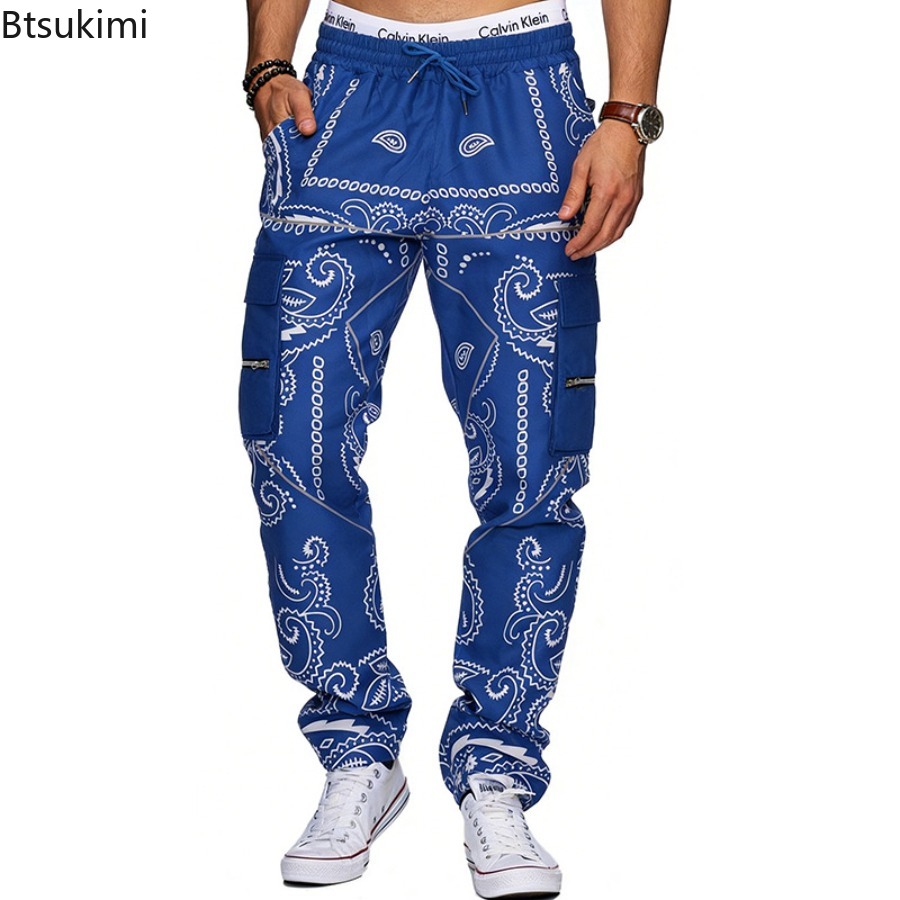 Męskie spodnie cargo z nadruki – Mens Fashion Trends 2026 recenzja i cena