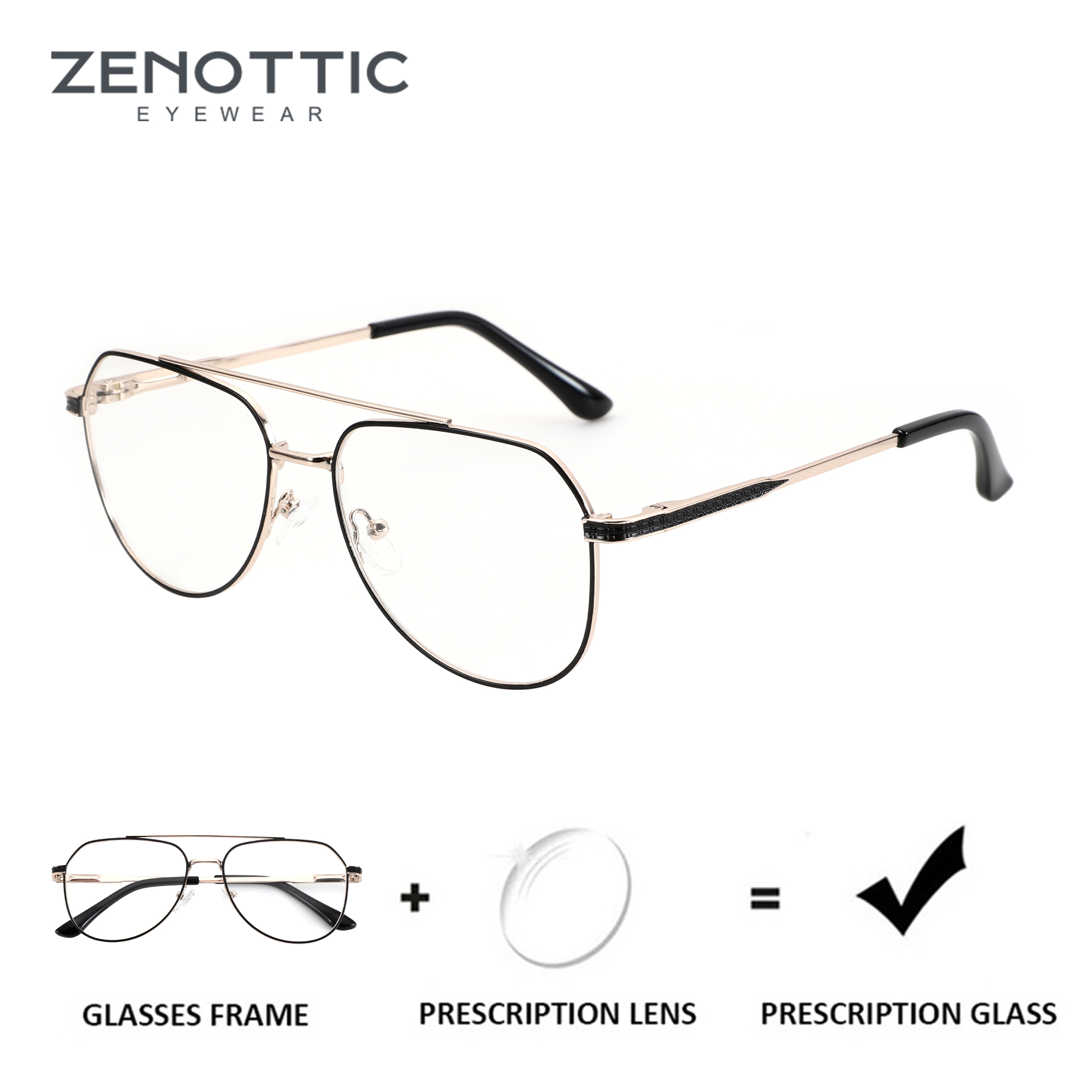 Okulary korekcyjne męskie ZENO – Men'S Fashion Glasses 2026 recenzja i cena