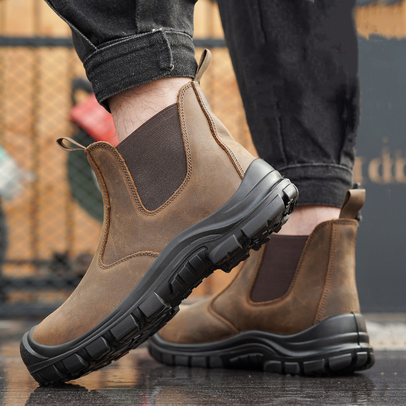Męskie buty robocze z metalowy – Fashion Men'S Boots recenzja i cena