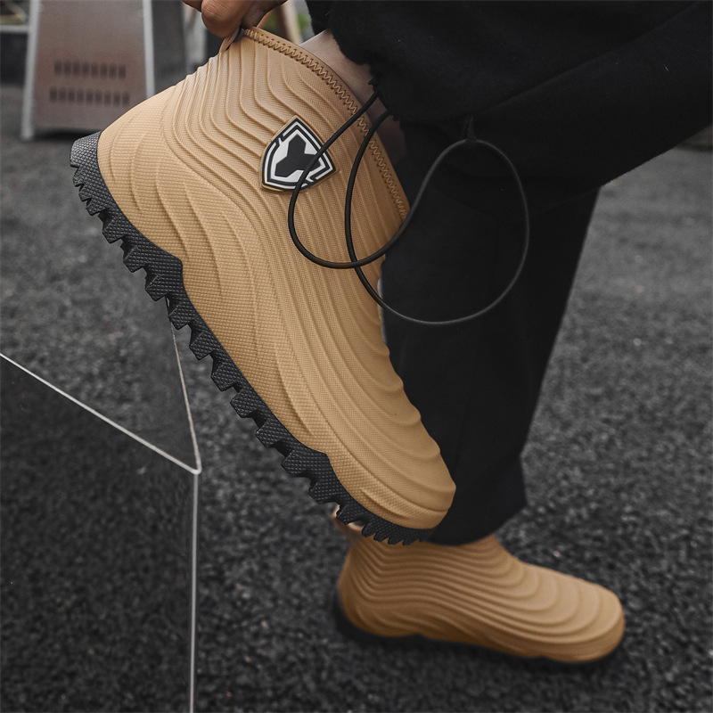 Męskie buty przeciwdeszczowe,  – Mens Fashion Zapatos recenzja i cena