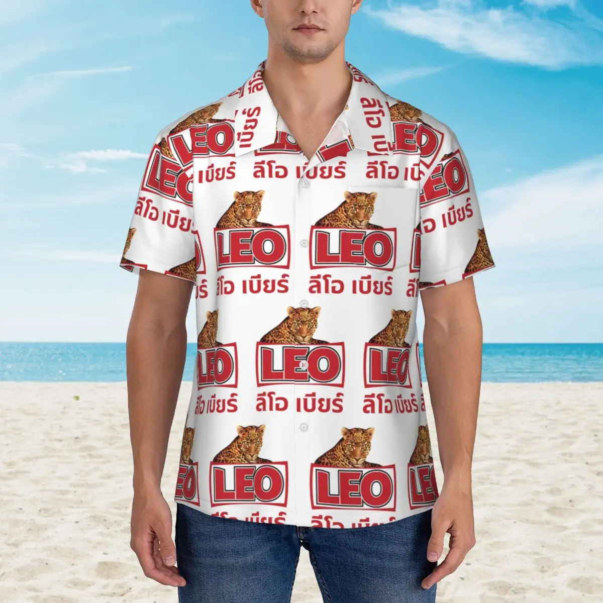 Koszule hawajskie Leo Beer Ban – Mens Fashion Bangkok recenzja i cena
