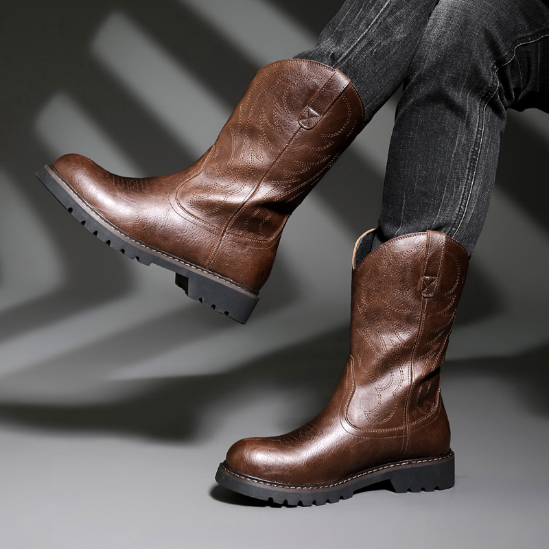 Męskie buty kowbojskie Nowe ha – Mens Fashion Zapatos recenzja i cena