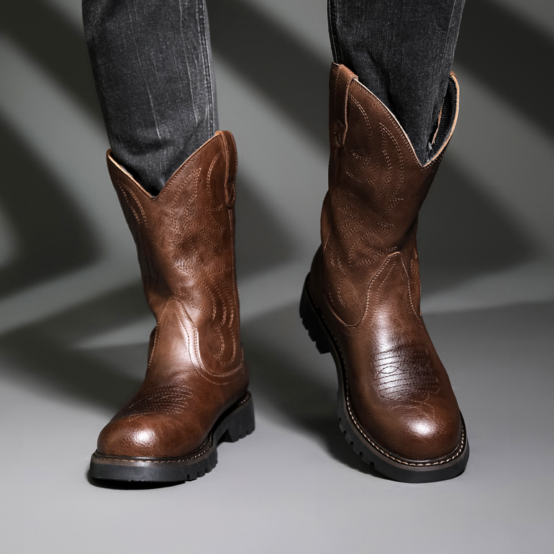 Męskie buty kowbojskie Nowe ha – Mens Fashion Zapatos recenzja i cena