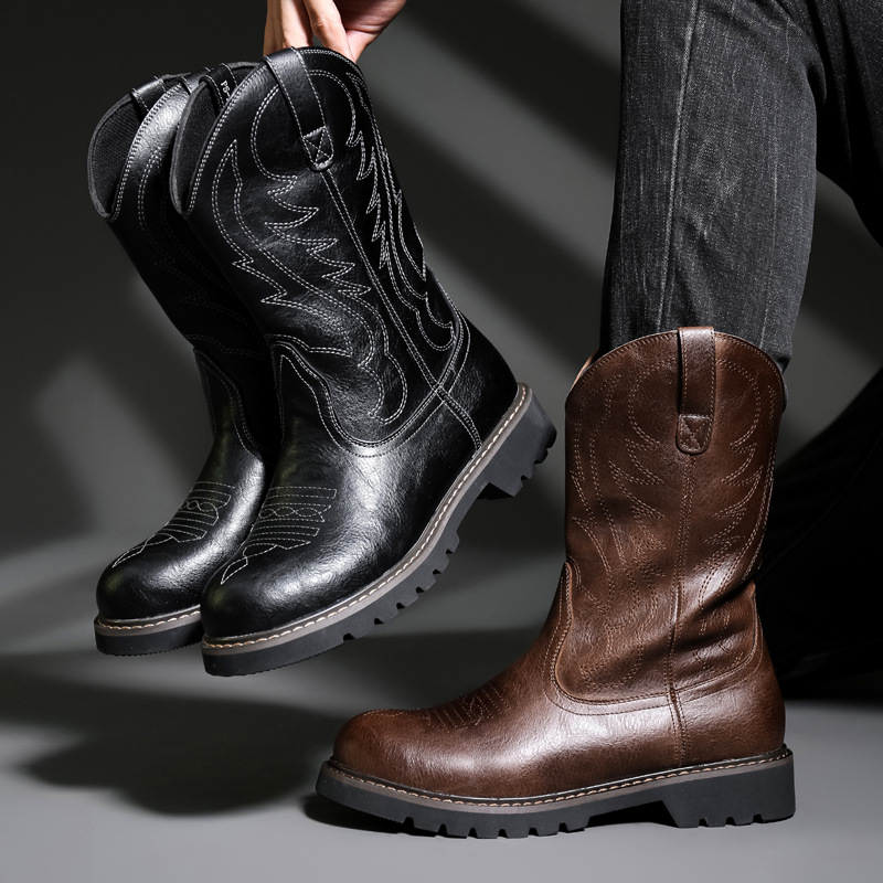Męskie buty kowbojskie Nowe ha – Mens Fashion Zapatos recenzja i cena