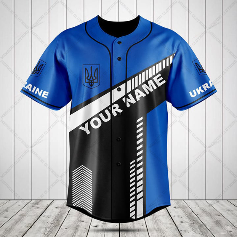 Koszulka z grafiką ukraińskiej – Mens Fashion Baseball Jersey recenzja i cena