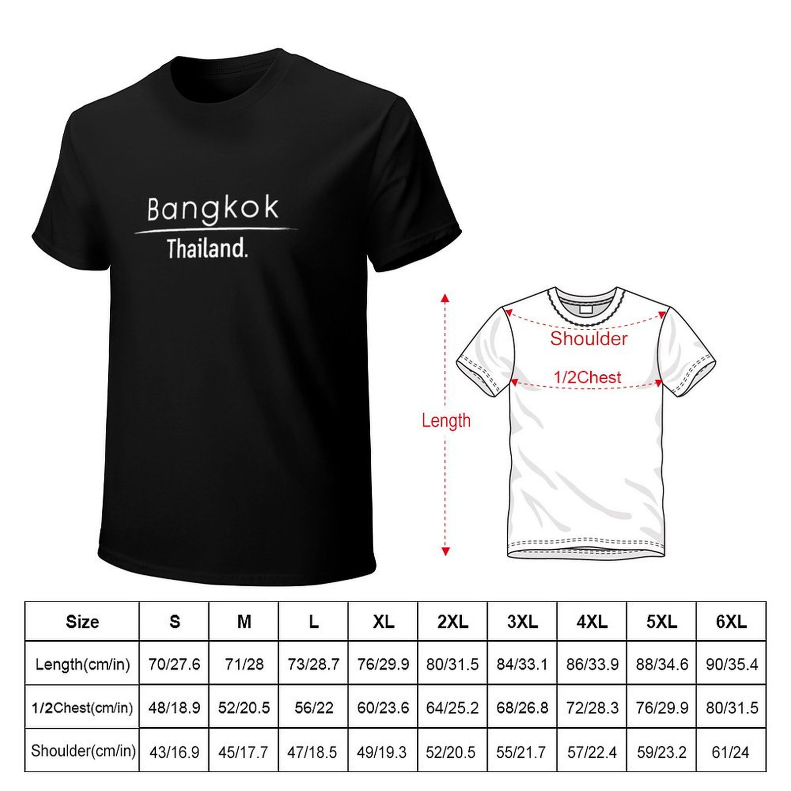 Koszulka Bangkok Tajlandia z m – Mens Fashion Bangkok recenzja i cena