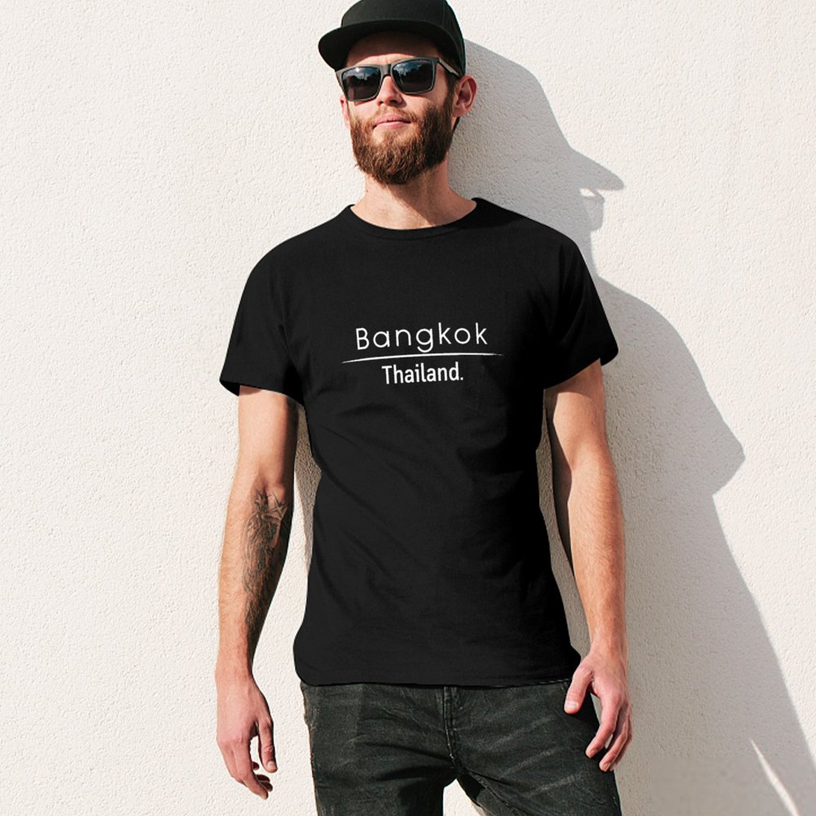 Koszulka Bangkok Tajlandia z m – Mens Fashion Bangkok recenzja i cena