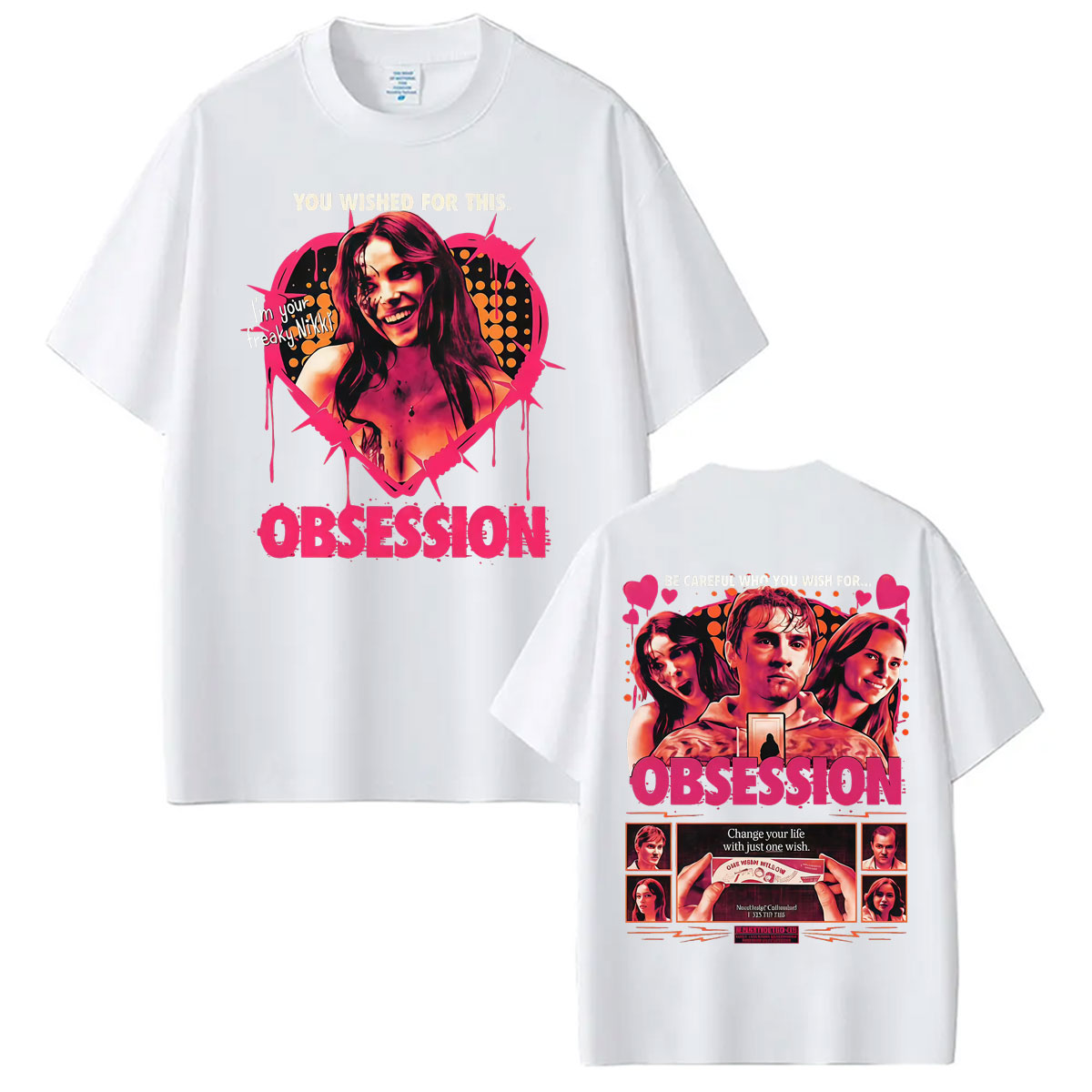 Koszulka One Wish Willow Obses – Men'S Fashion Pink Shirt recenzja i cena