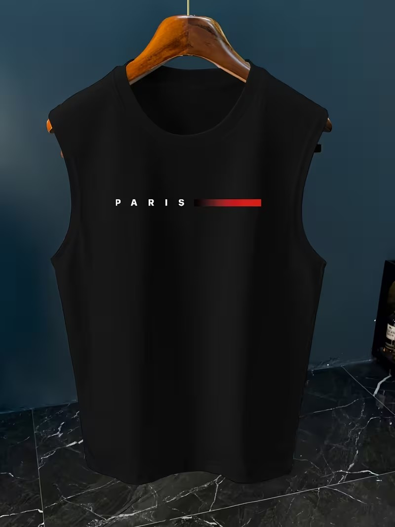 Męski minimalistyczny tank top – Paris Fashion Men recenzja i cena