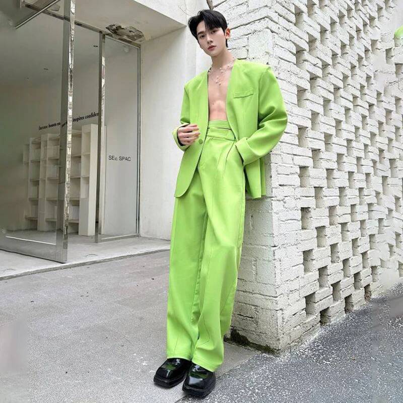 LUZHEN 2026 Wiosna Nowe Komple – Mens Fashion Blazer recenzja i cena