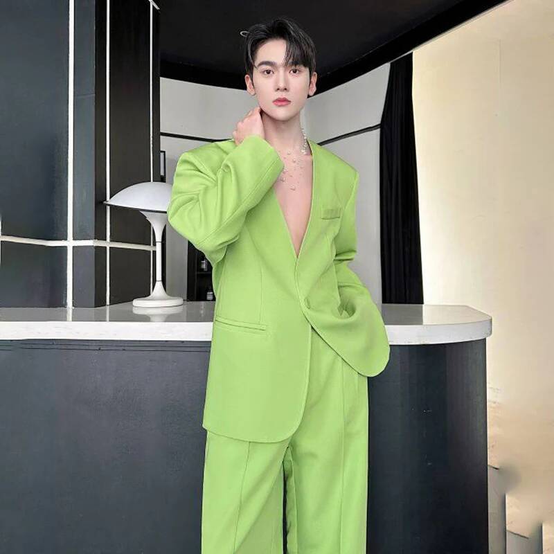 LUZHEN 2026 Wiosna Nowe Komple – Mens Fashion Blazer recenzja i cena