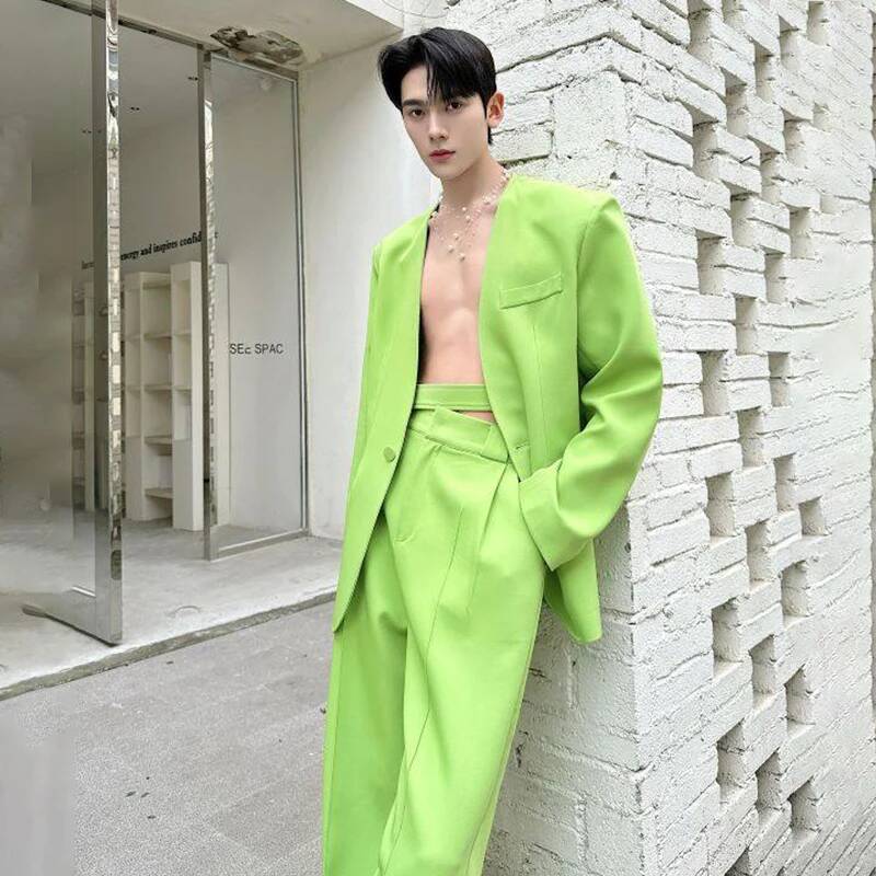 LUZHEN 2026 Wiosna Nowe Komple – Mens Fashion Blazer recenzja i cena